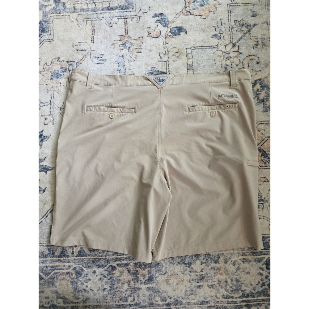 Columbia PFG Mens Size 46 10" Inseam Khaki Tan Grander Marlin II Offshore Shorts